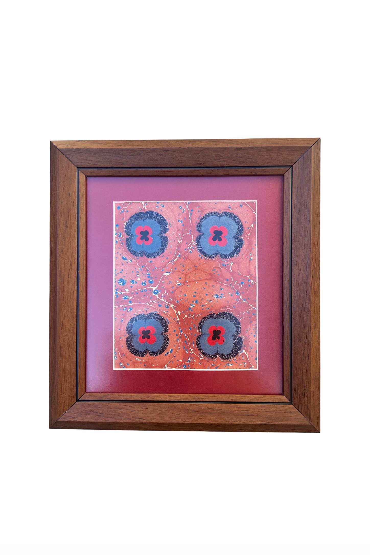 Ebru Desenli Dekoratif Çerçeve 