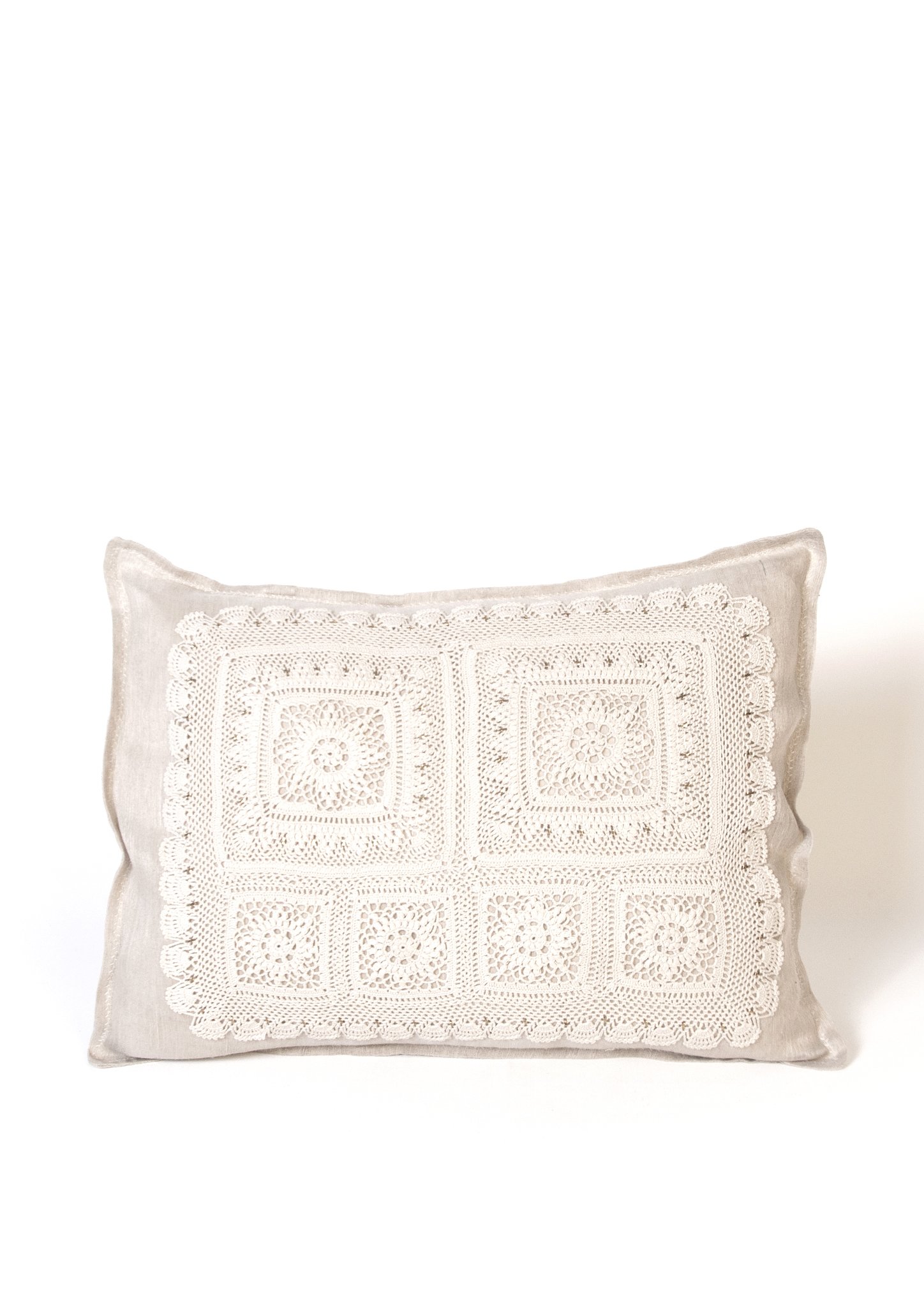 Hand Woven Fabric Wire Embroidered Pillow