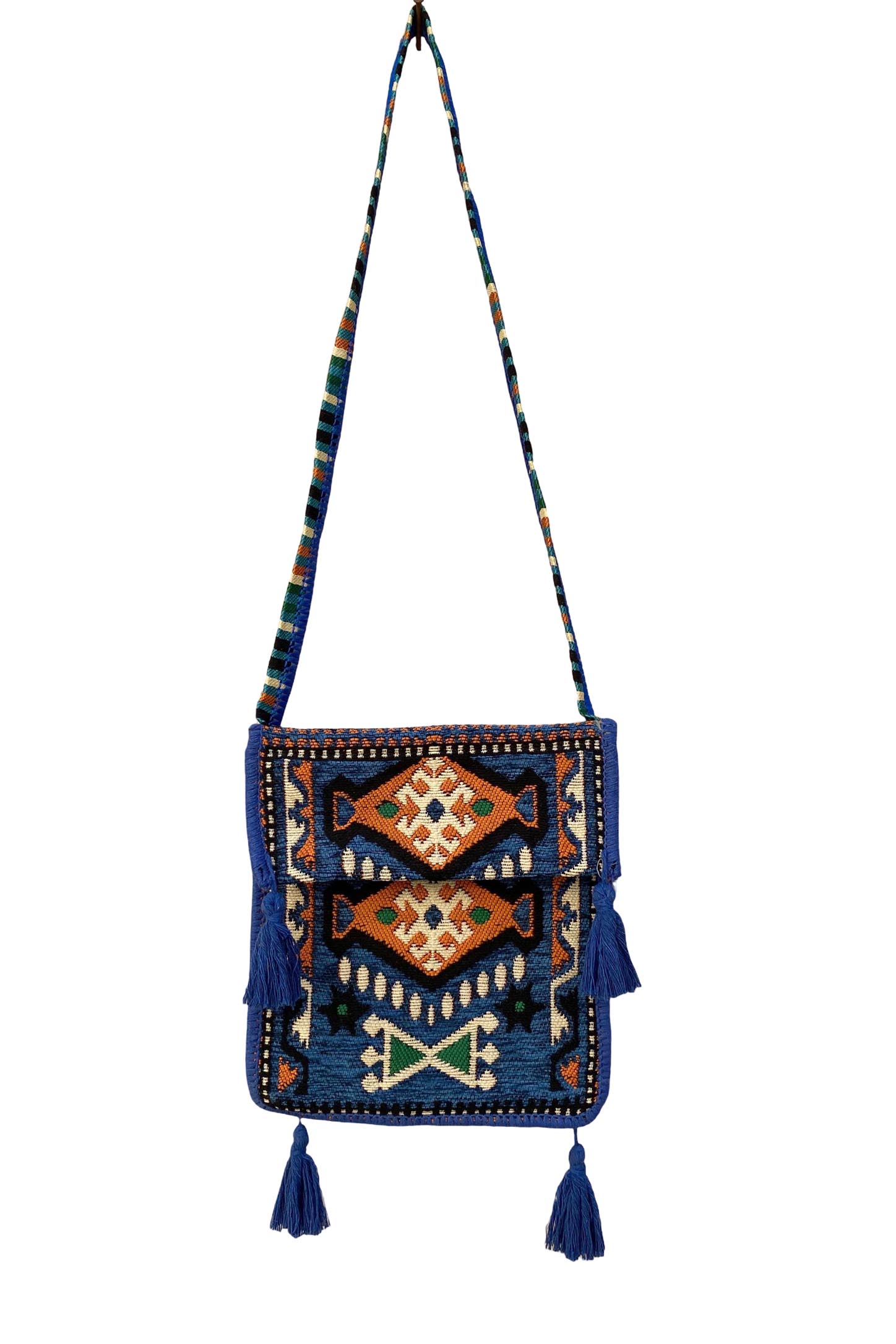 Kilim Desenli Heybe Çanta