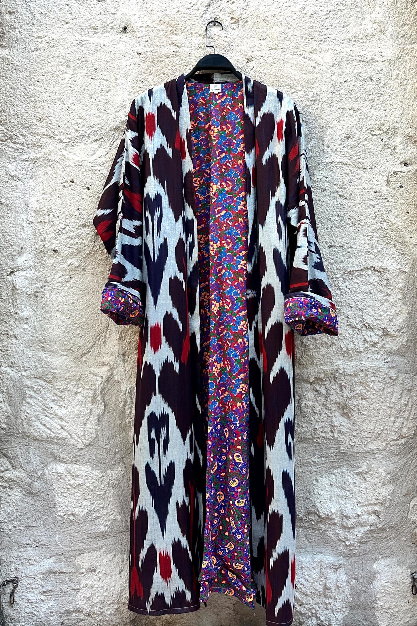 İkat Astarlı Uzun Kaftan