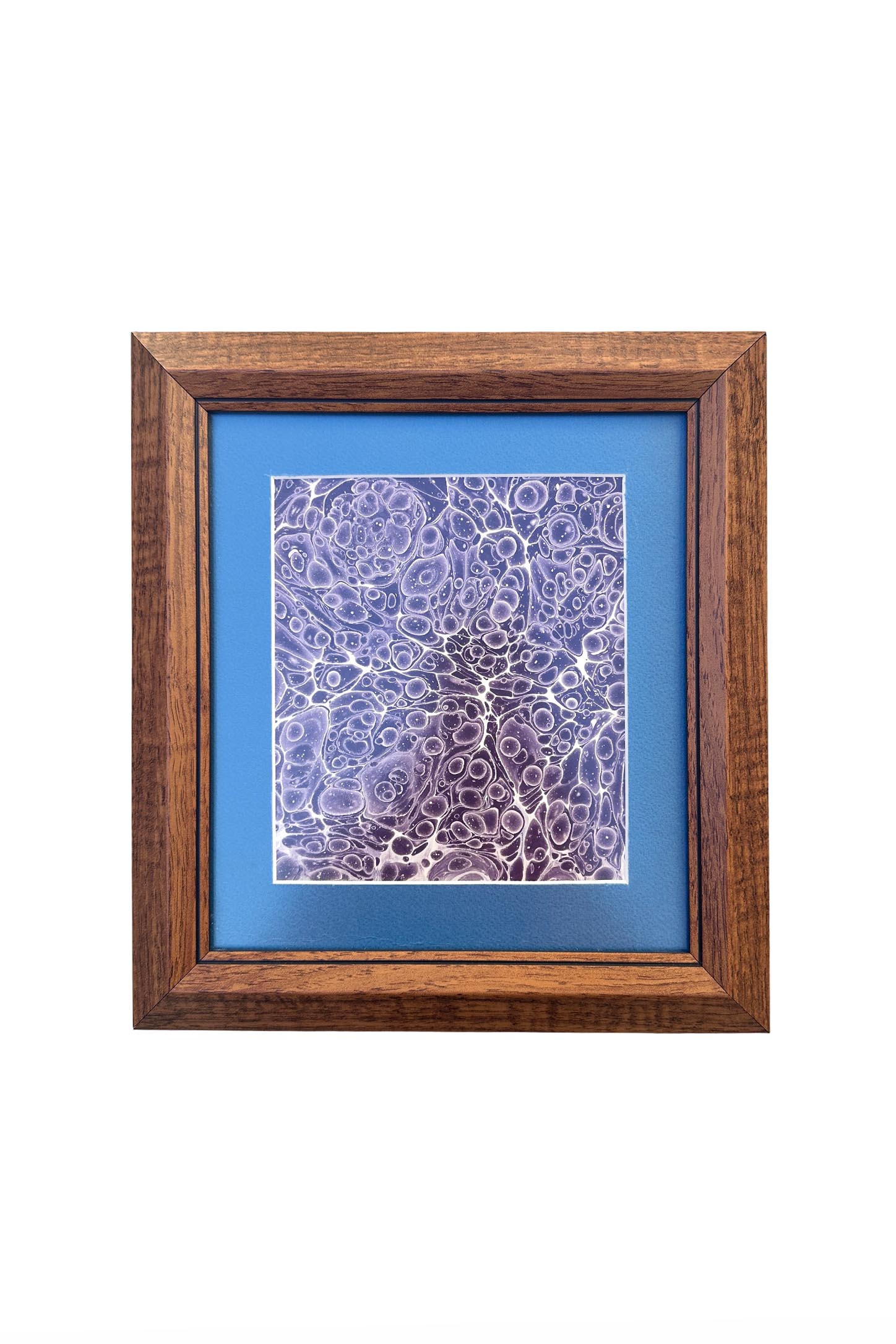 Ebru Desenli Dekoratif Çerçeve 