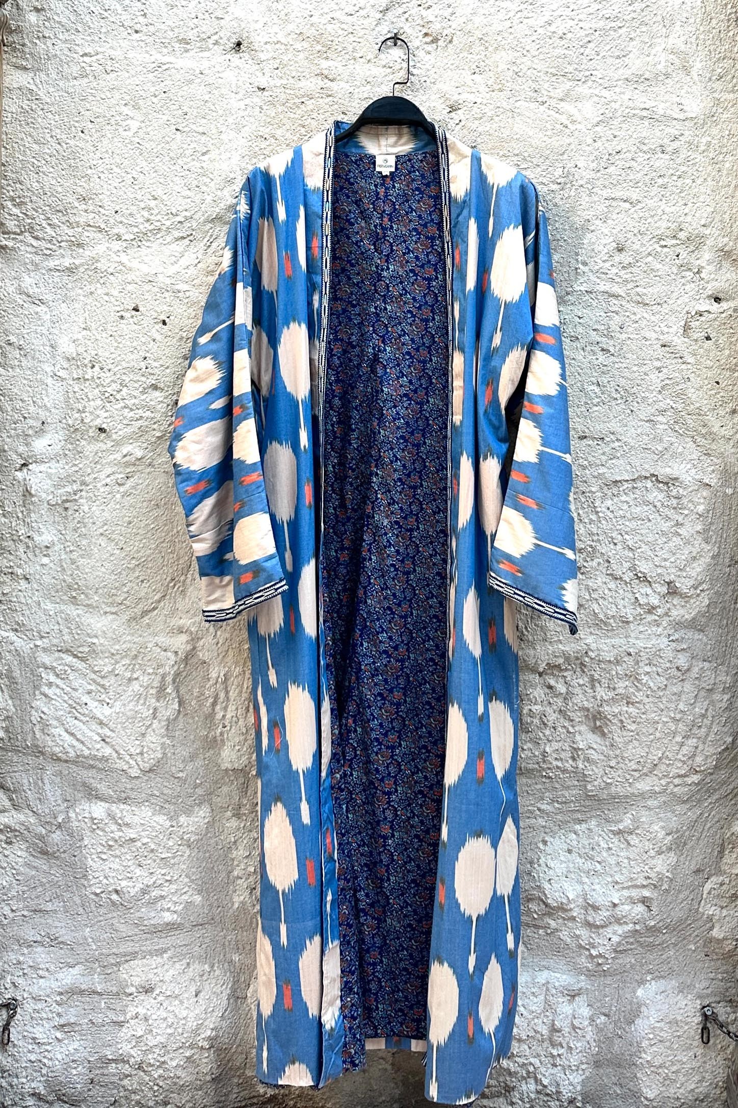 İkat Astarlı Uzun Kaftan
