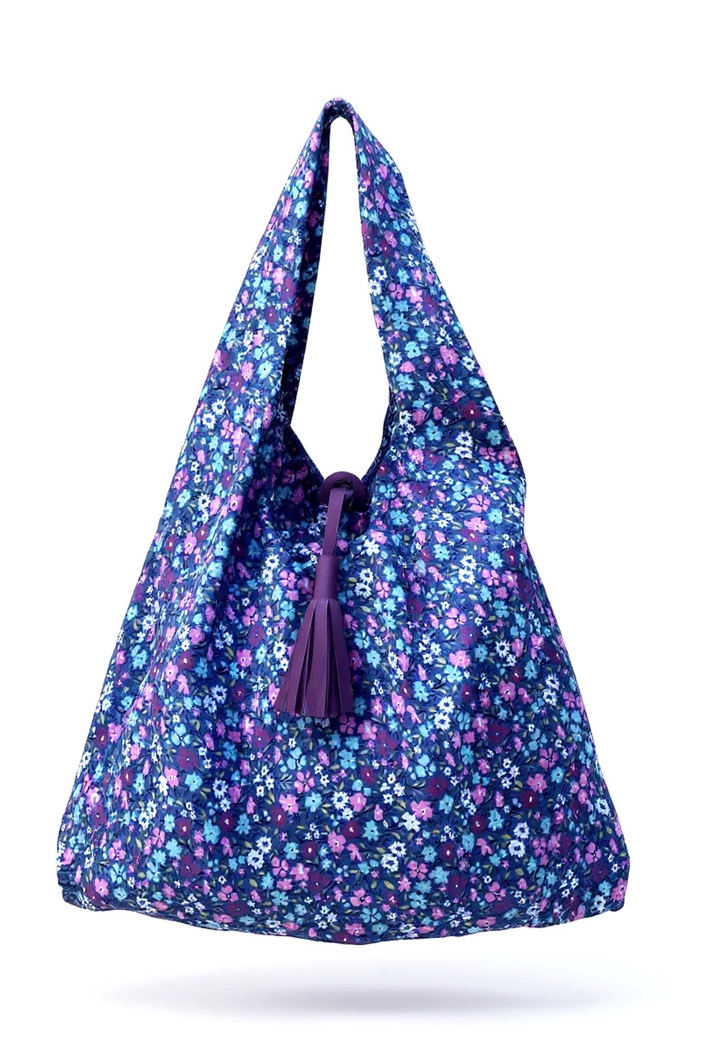 Desenli Poplin Kumaş Torba Çanta 