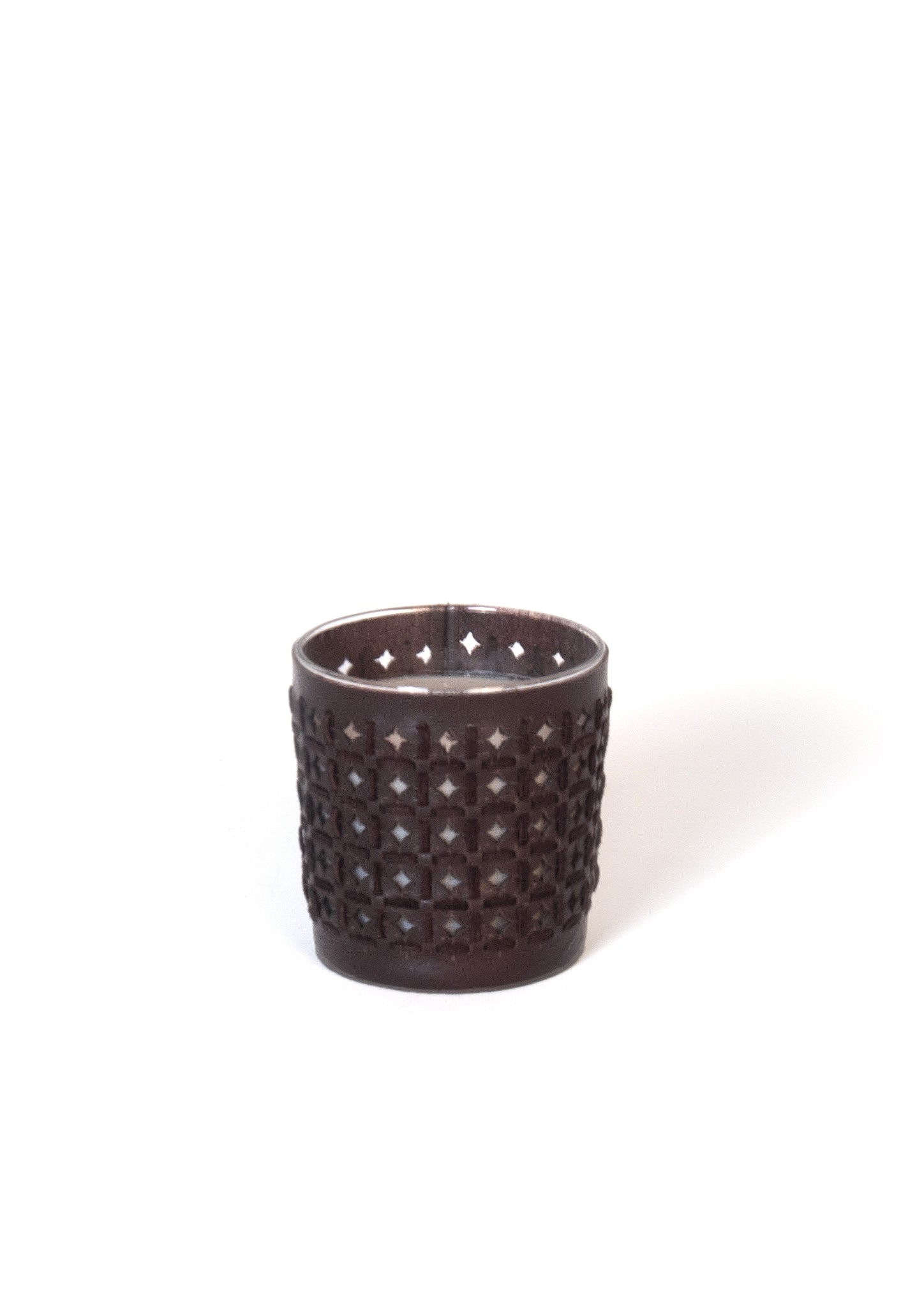 Leather Handcrafted Candle Case