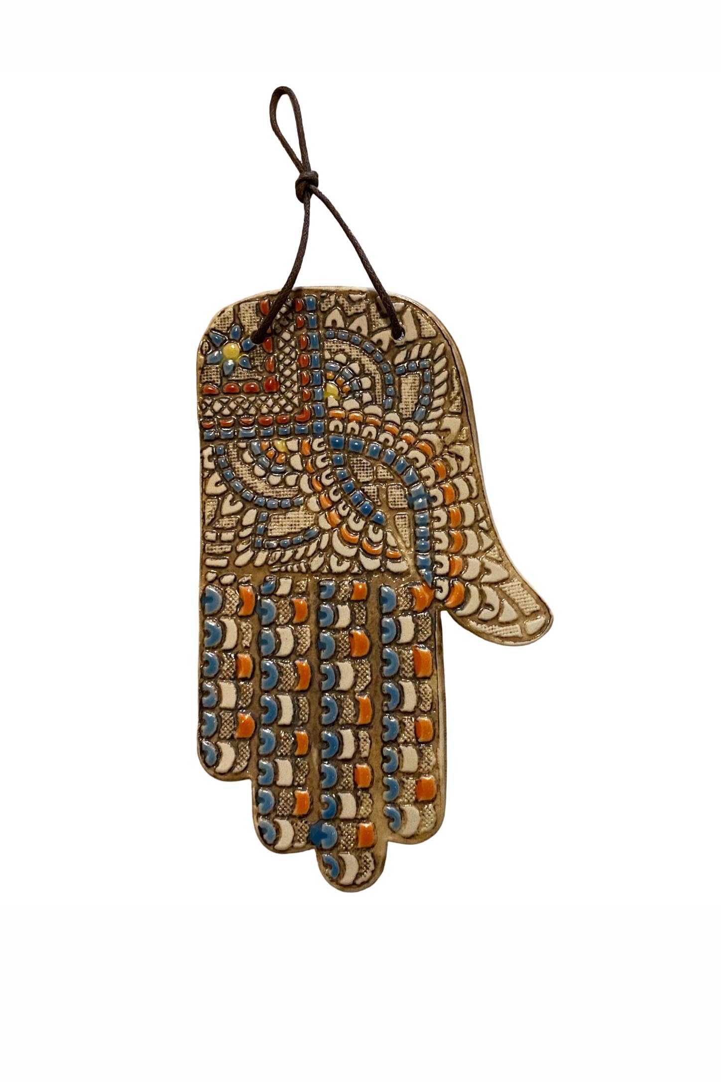 Seramik Fatma Ana Eli Duvar Süsü