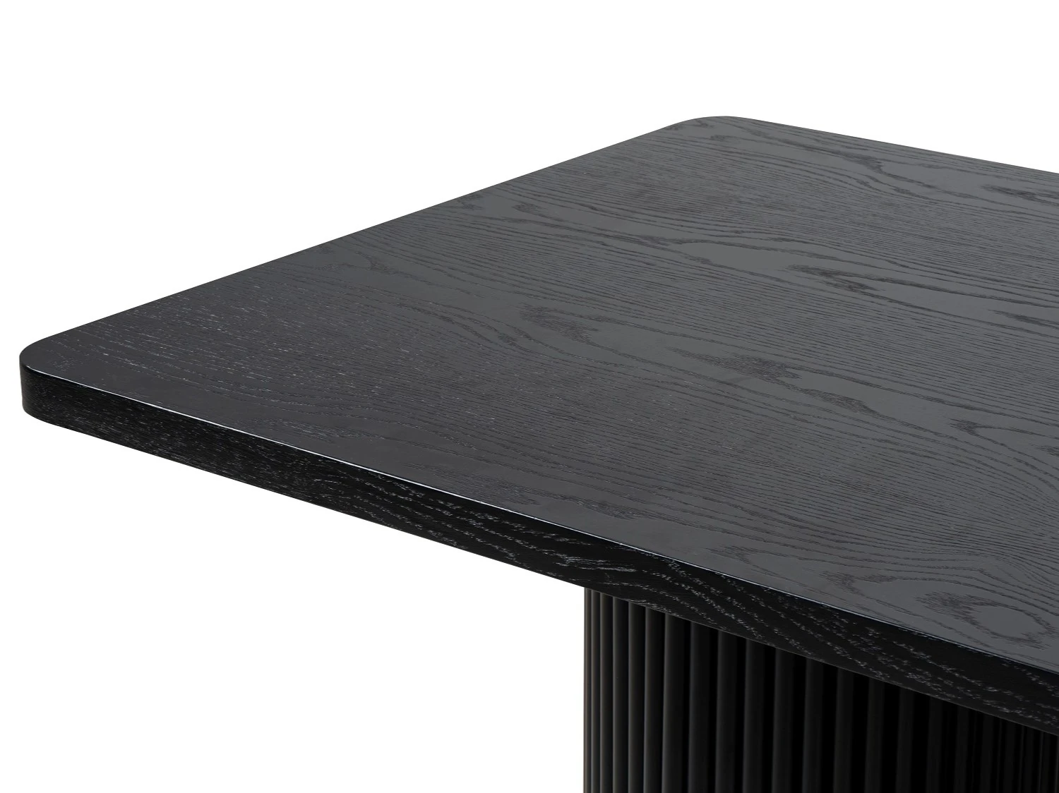 Glory Masa, Meşe Kaplama, Siyah