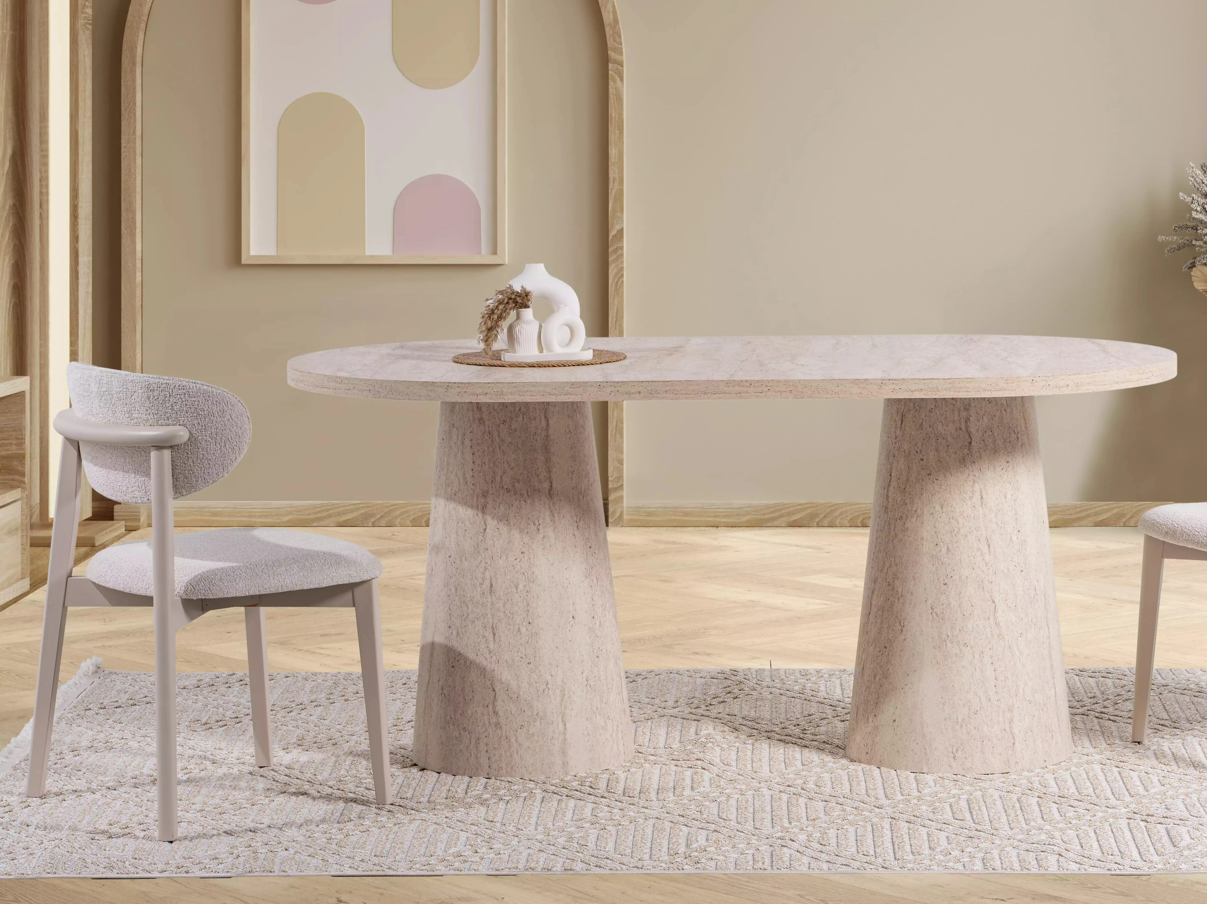 Thor Masa, Traverten Desen