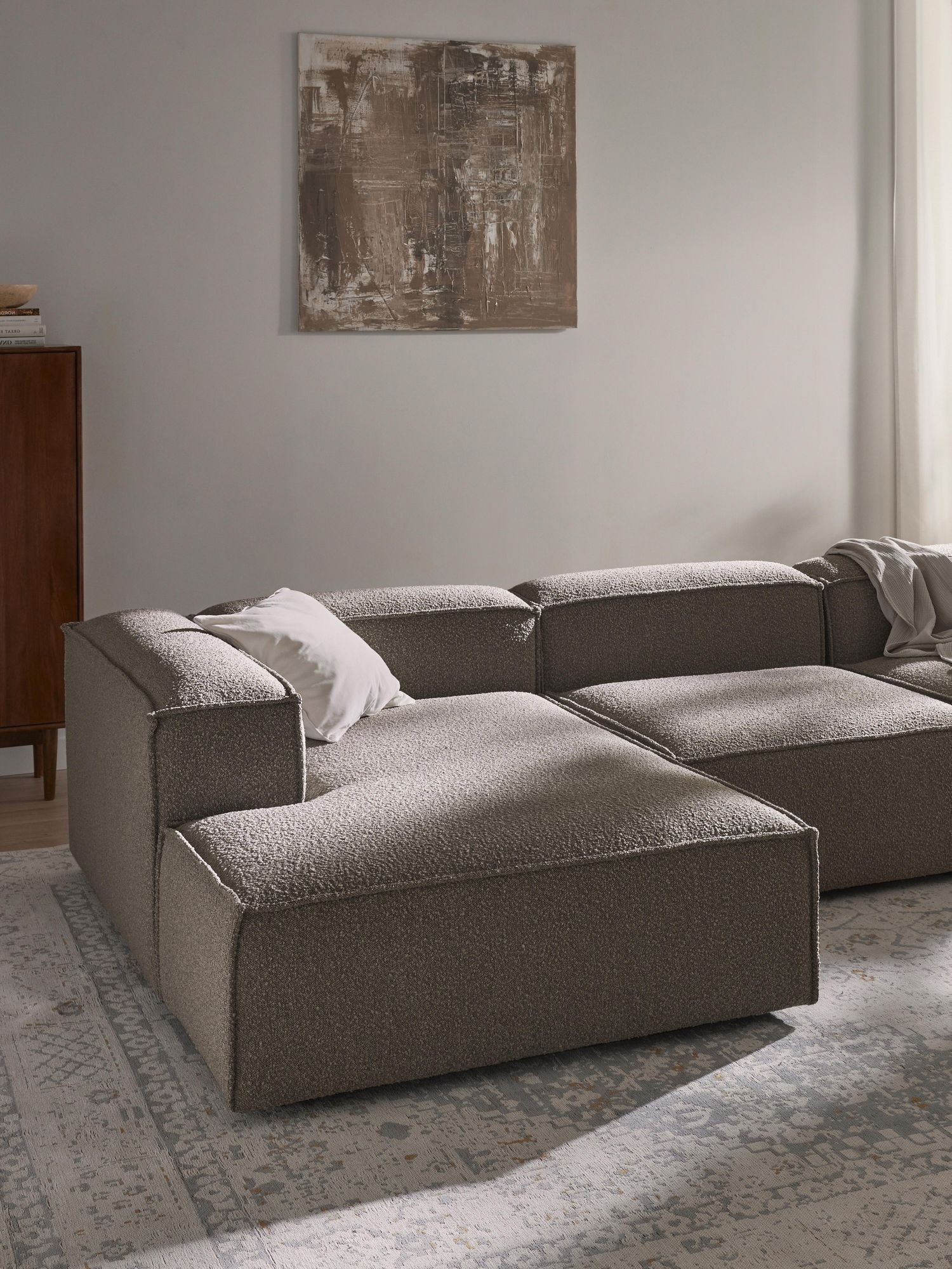 Domino Relax Köşe Takımı - Bukle