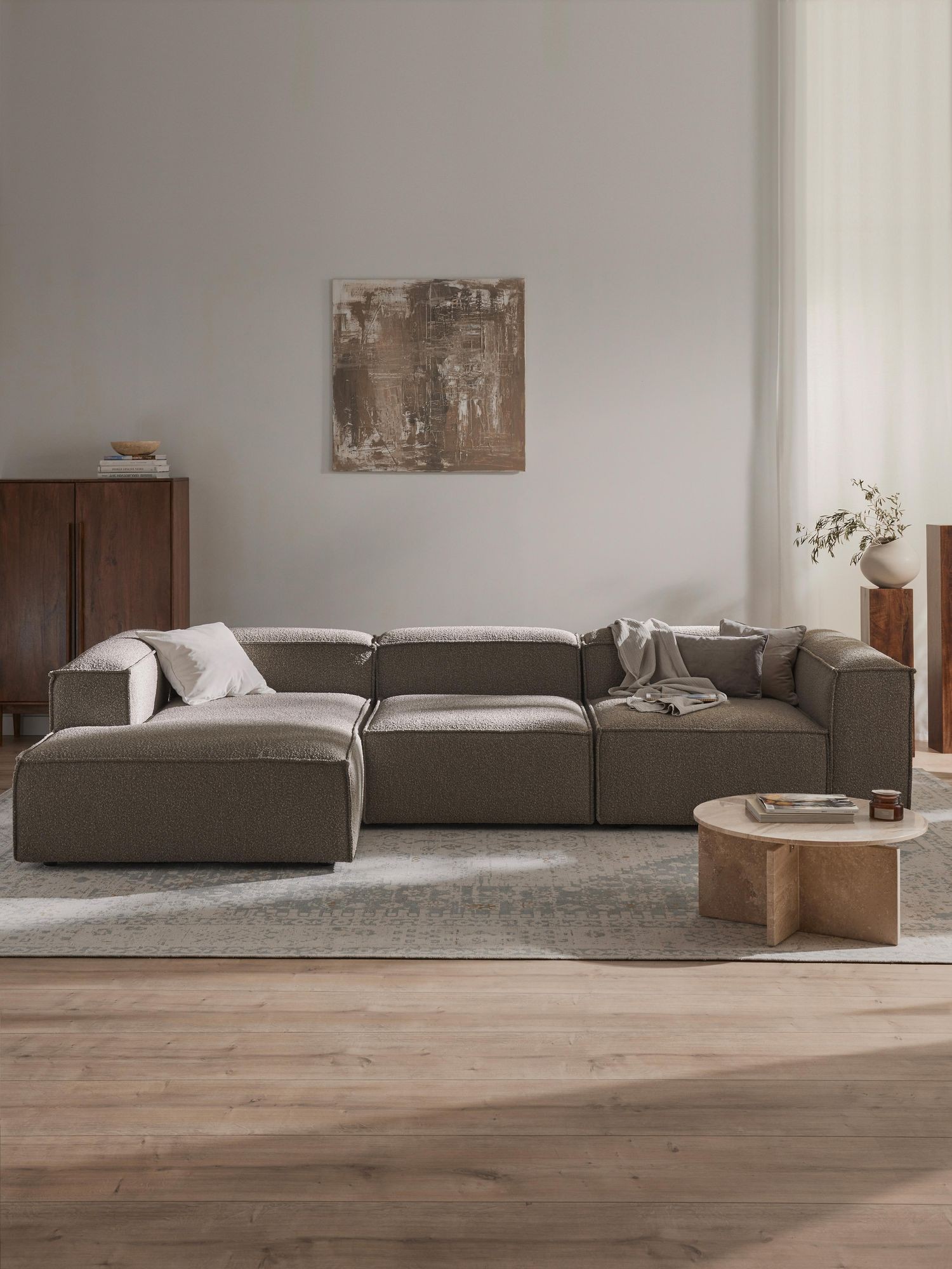 Domino Relax Köşe Takımı - Bukle