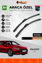 Hyundai i20 Ön Cam Silecek Seti 2020 Üzeri Premium Araca Özel 60-38 Cm A+ Kalite