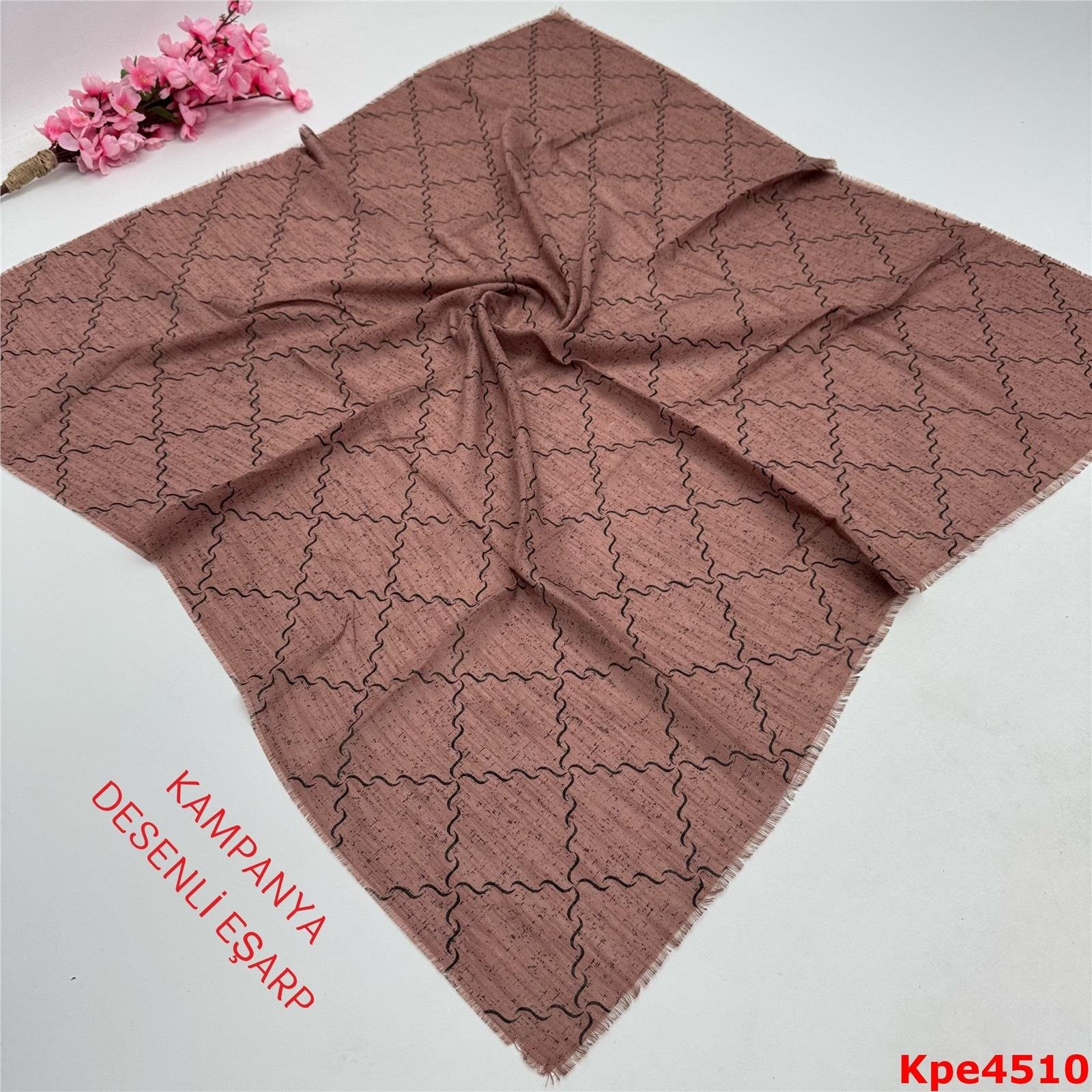 ZH-060 Kampanya Desenli Eşarp