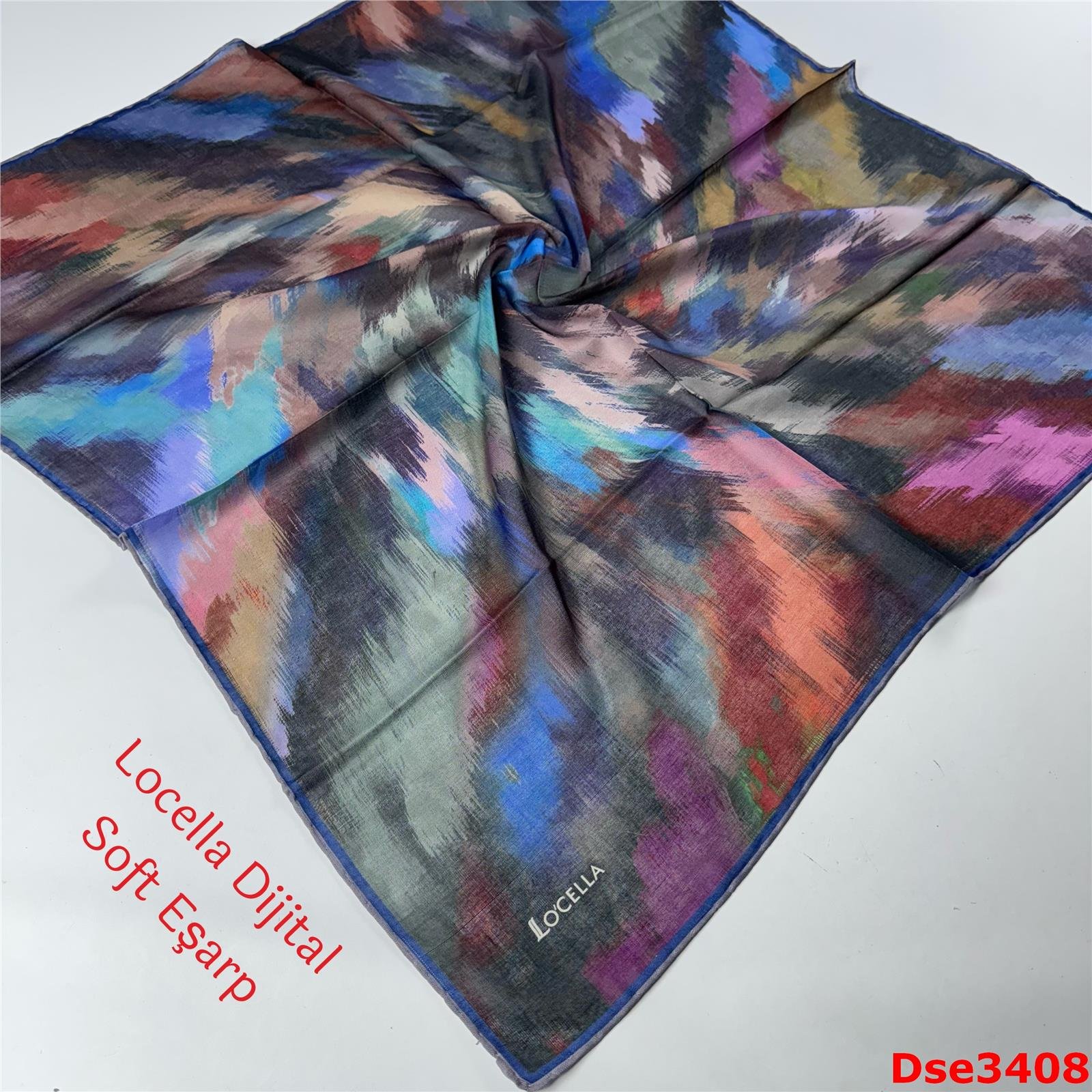 R-028 Locella El Dikişli Soft Eşarp