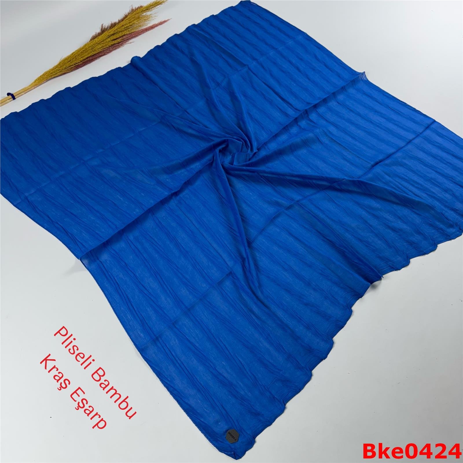 J-226 Pliseli Bambu Kraş Eşarp