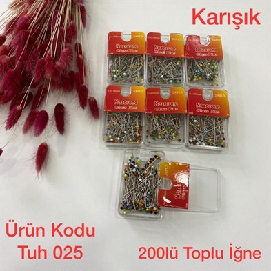 S-015 200lü Toplu İğne (Karışık) 025