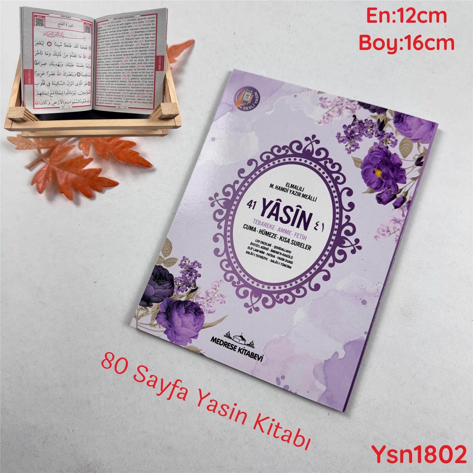 A-1597 80 Sayfa Yasin Kitabı