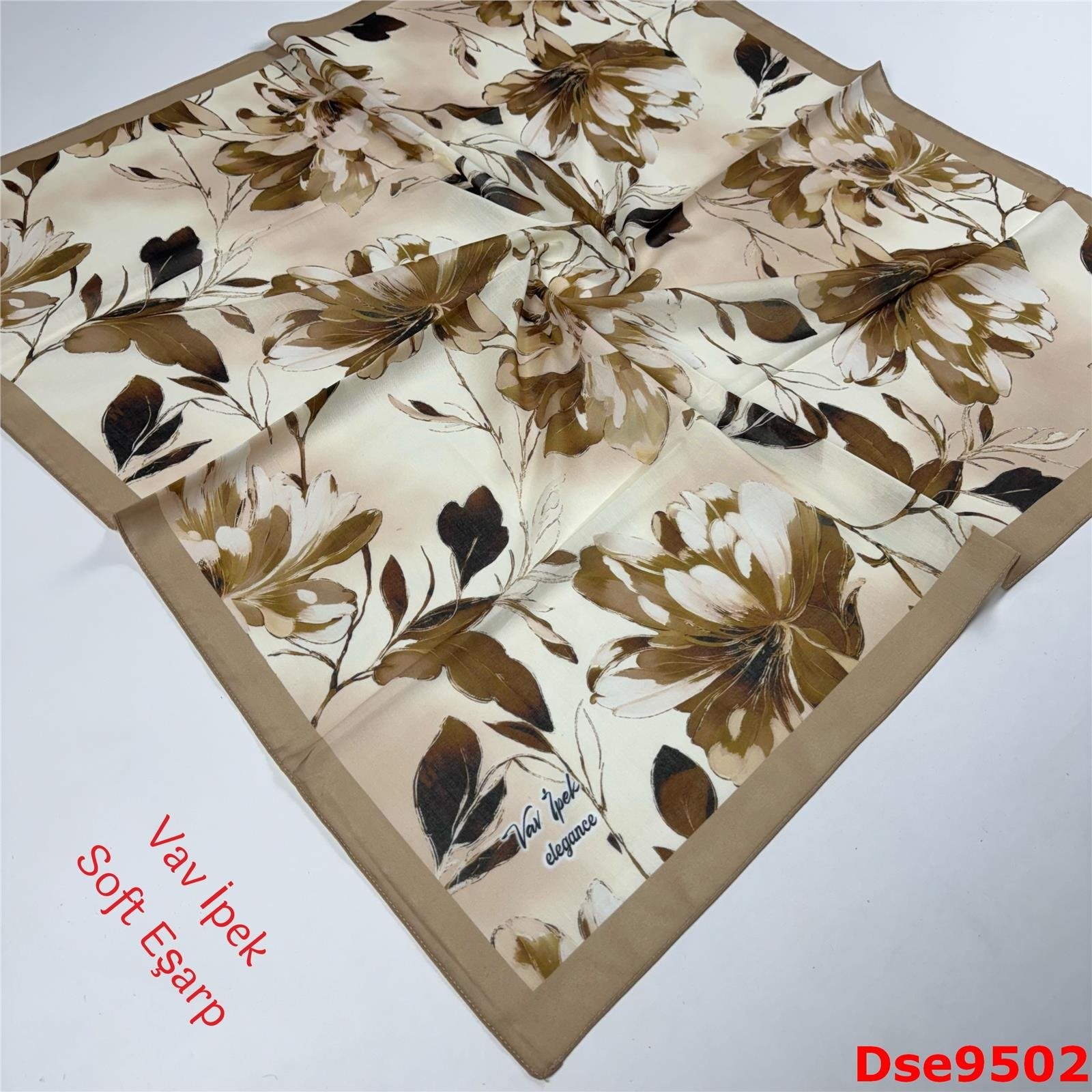 R-092 Vav İpek Soft Eşarp