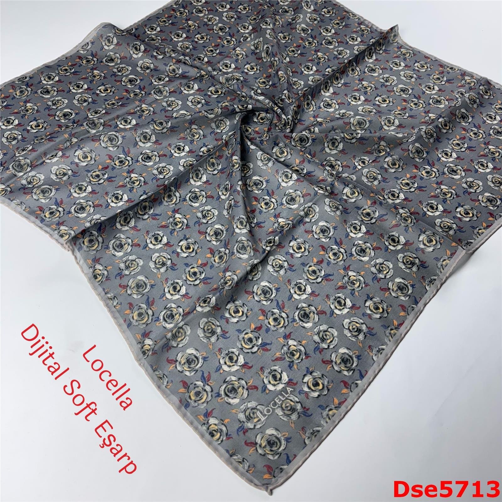S-090 Locella El Dikişli Soft Eşarp
