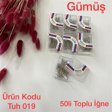 S-012 50'li Toplu İğne (Gümüş) 019