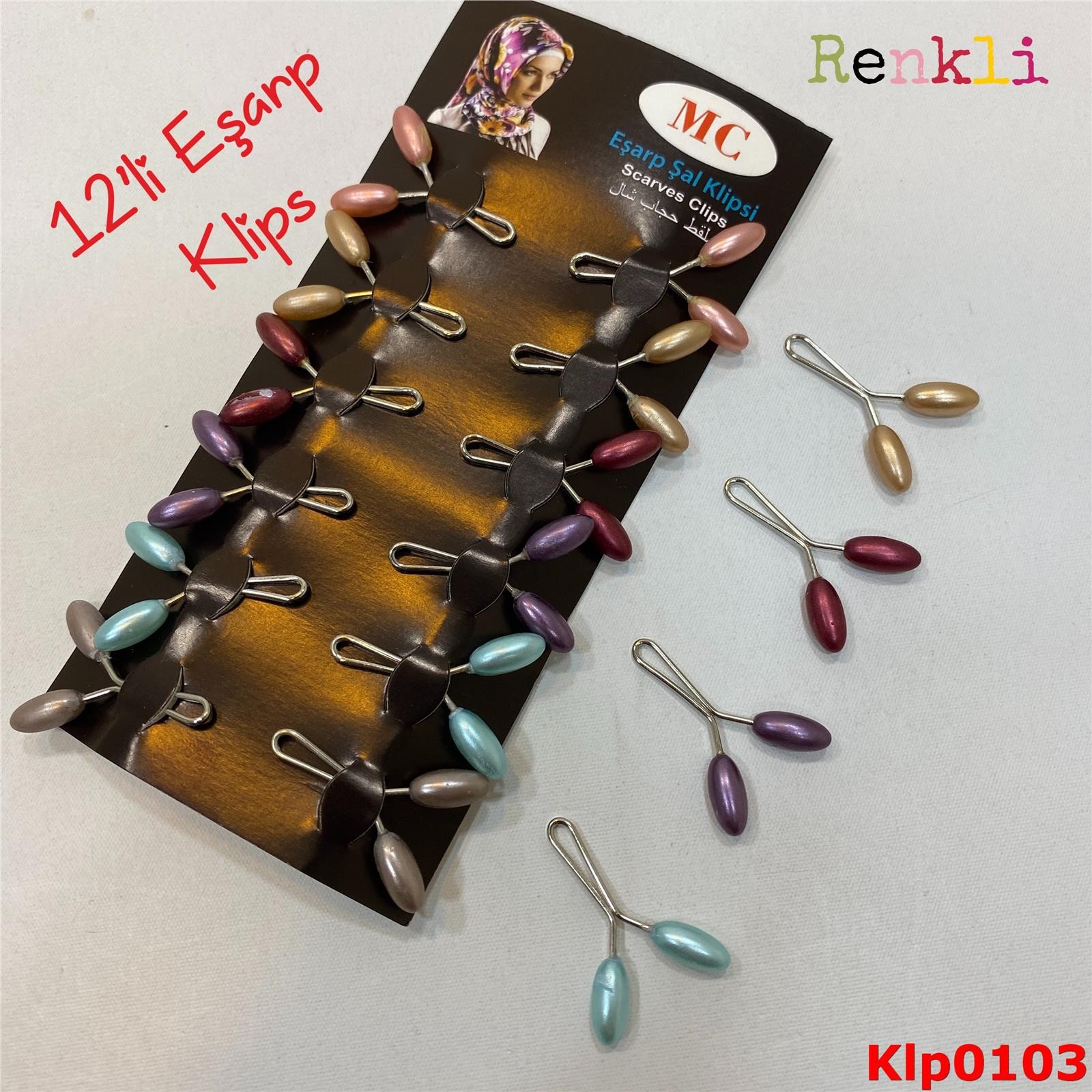 ZD-098 Klips 12 Adet