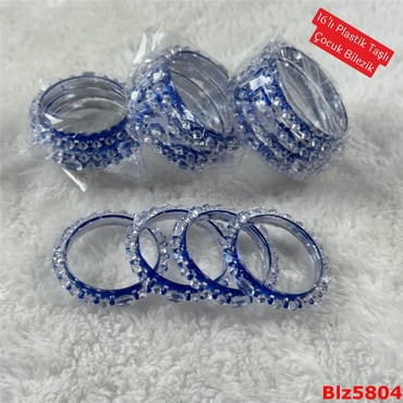 ZD-144 16'lı Plastik Taşlı Çocuk Bilezik
