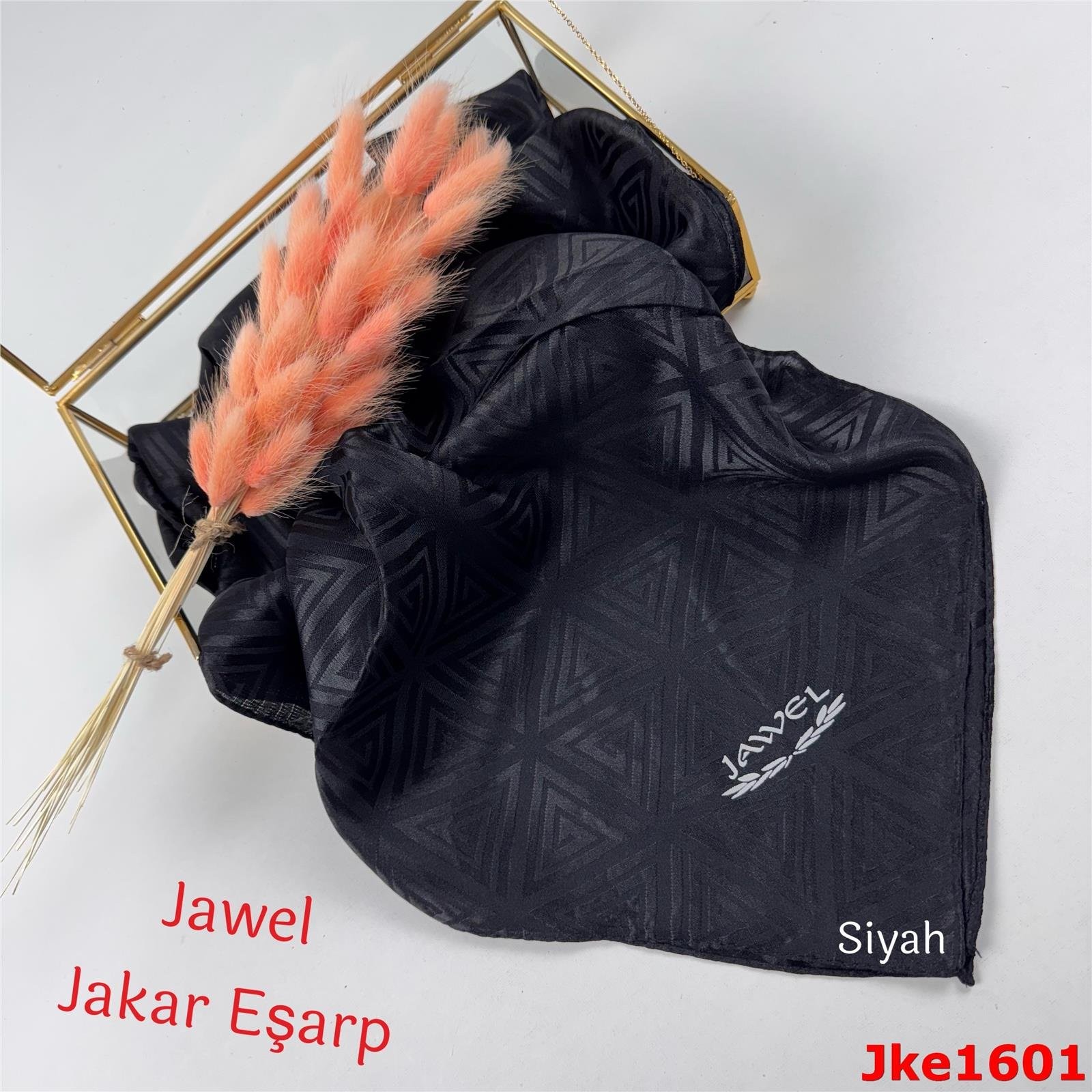 UC-001 Jawel Jakarlı İpeksi Eşarp