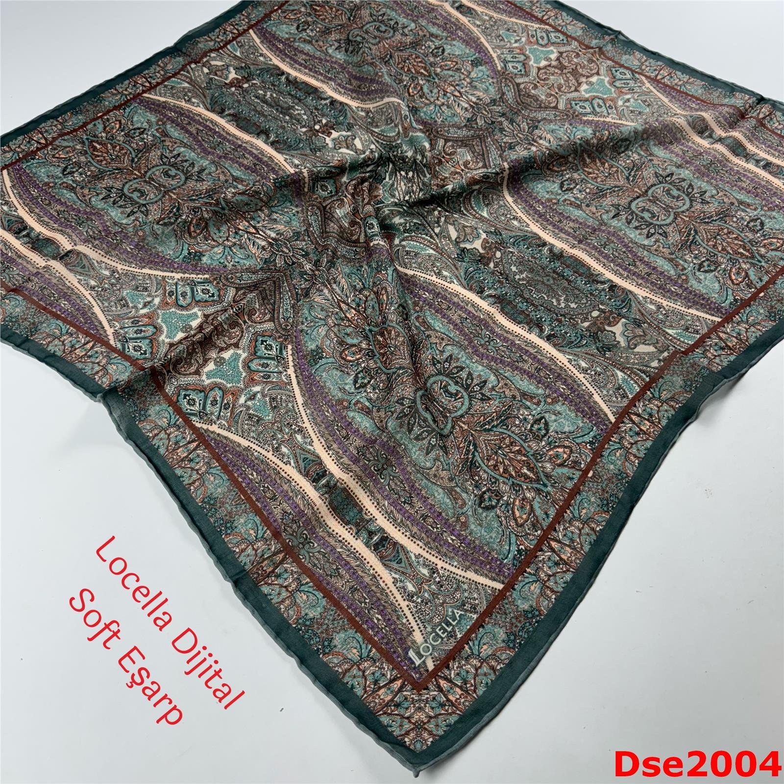 R-006 Locella El Dikişli Soft Eşarp