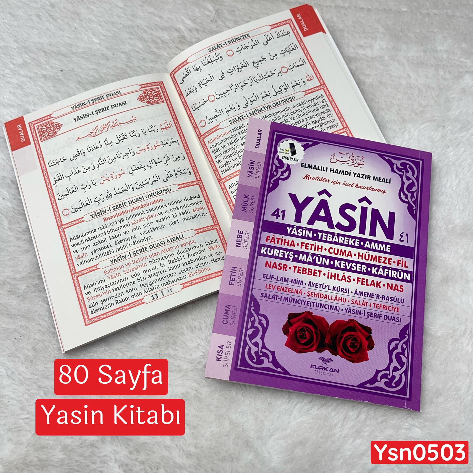 ZN-205 80 Sayfa Yasin Kitabı