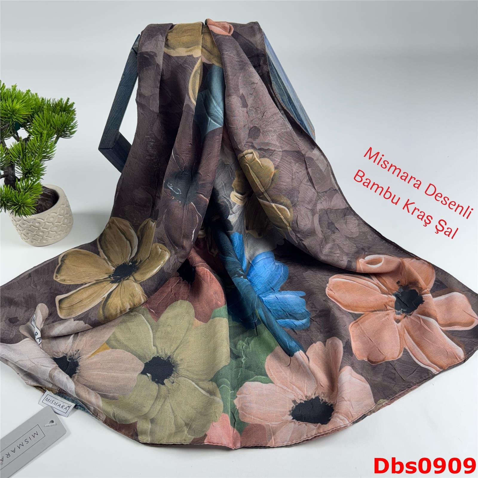 Y-050 Mismara Desenli Bambu Kraş Şal