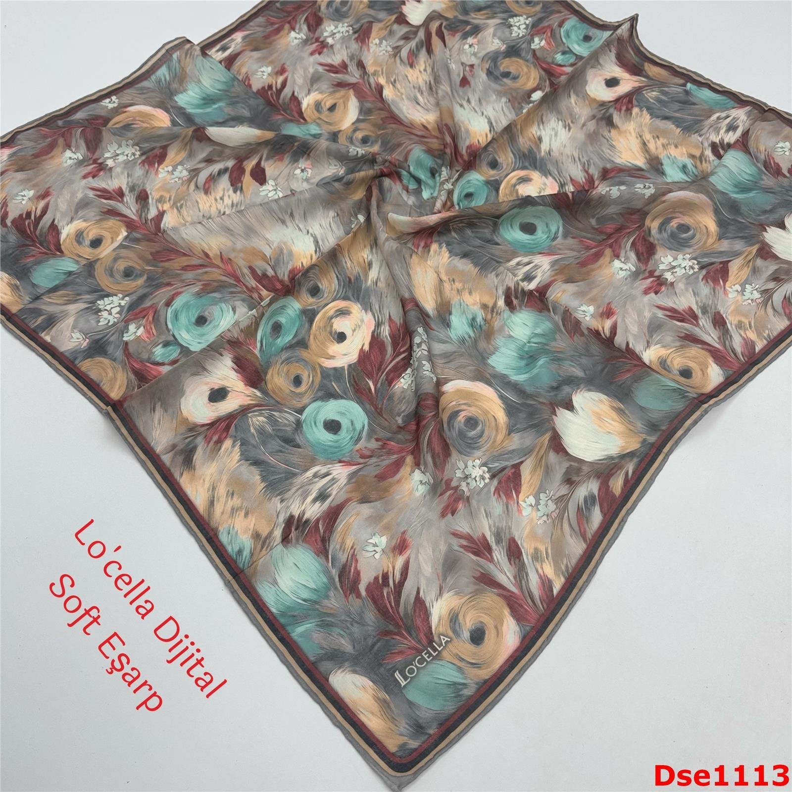 P-134 Locella El Dikişli Soft Eşarp