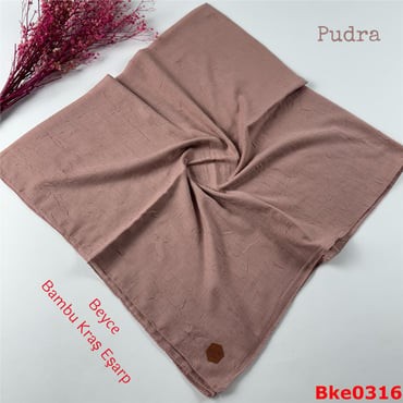 T-088 Beyce Bambu Kraş Eşarp