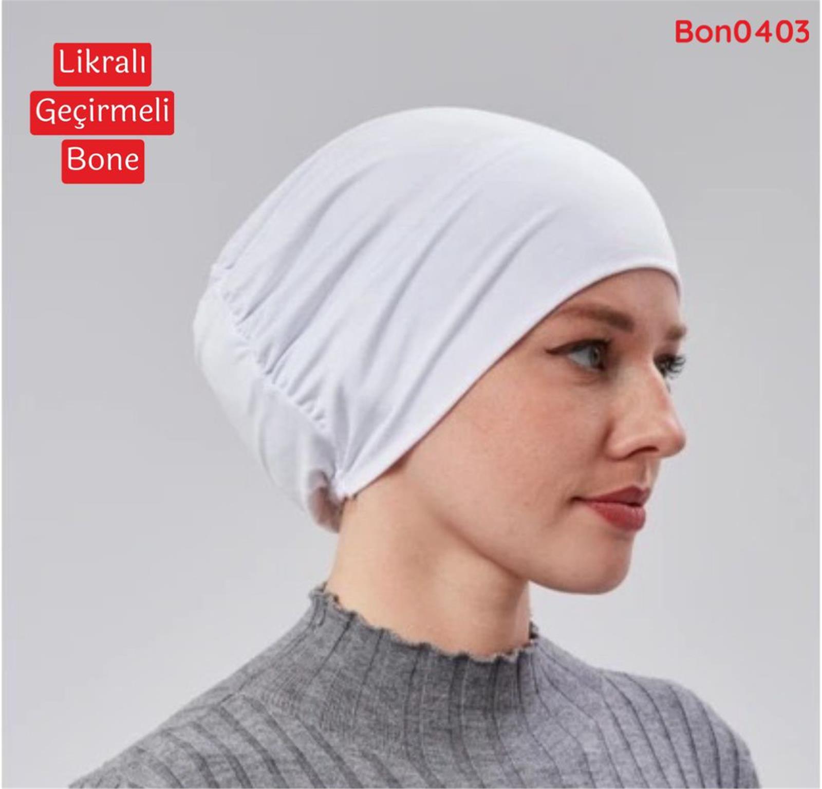 A-851 Likralı Geçirmeli Bone