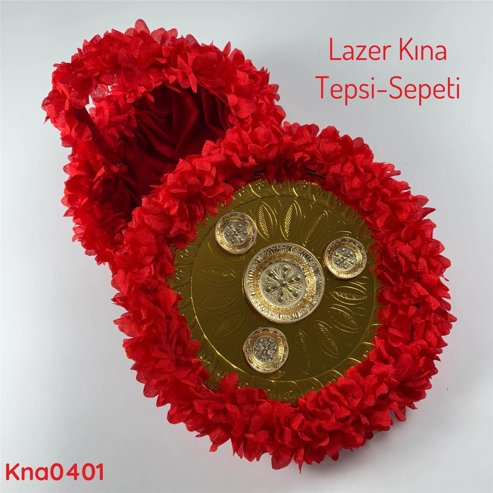 ZV-067 Lazer Kına Tepsi&Sepeti
