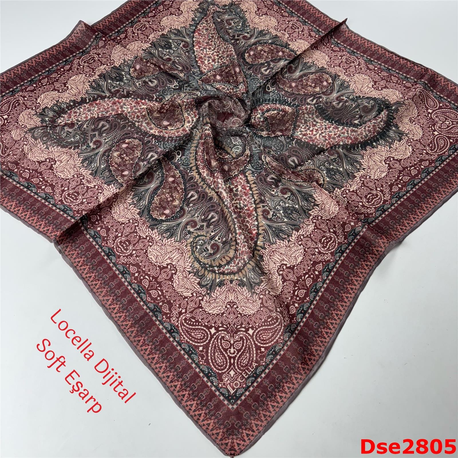 P-121 Locella El Dikişli Soft Eşarp