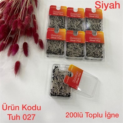 S-016 200lü Toplu İğne (Siyah) 027