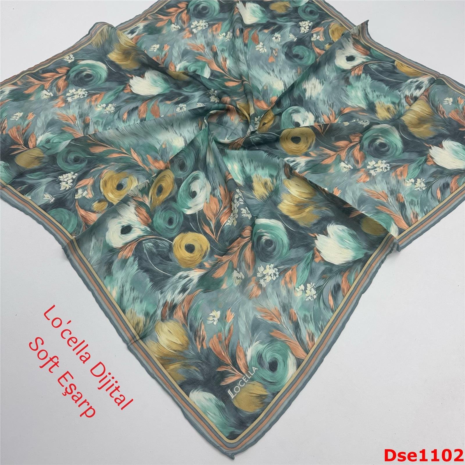 P-016 Locella El Dikişli Soft Eşarp