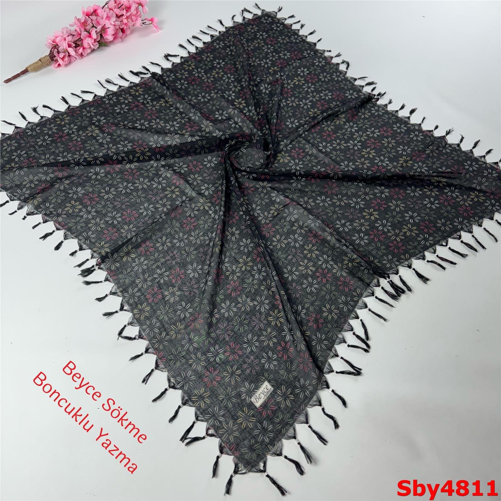 L-066 Beyce Sökme Boncuklu Yazma