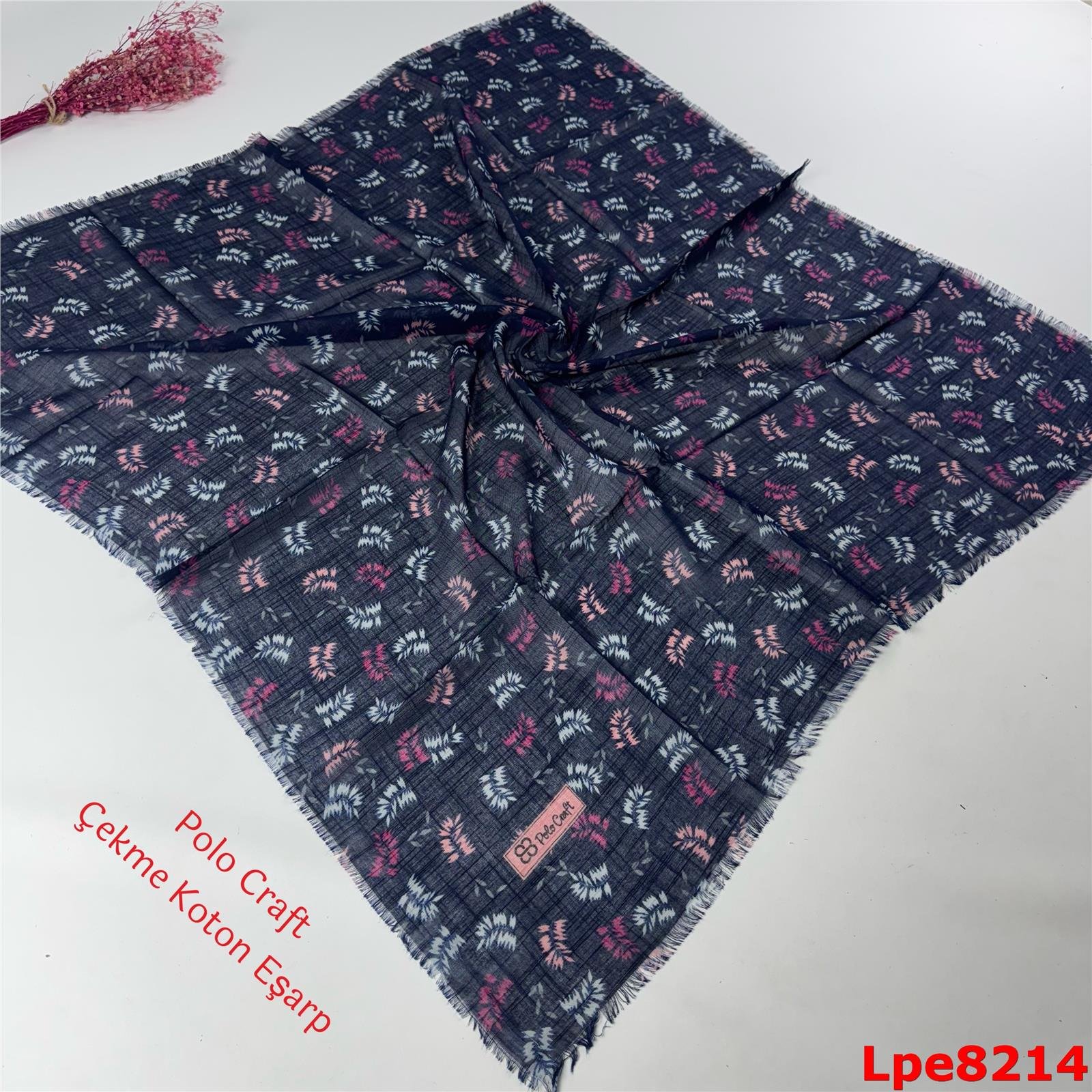N-130  Polo Craft Çekme Coton Eşarp
