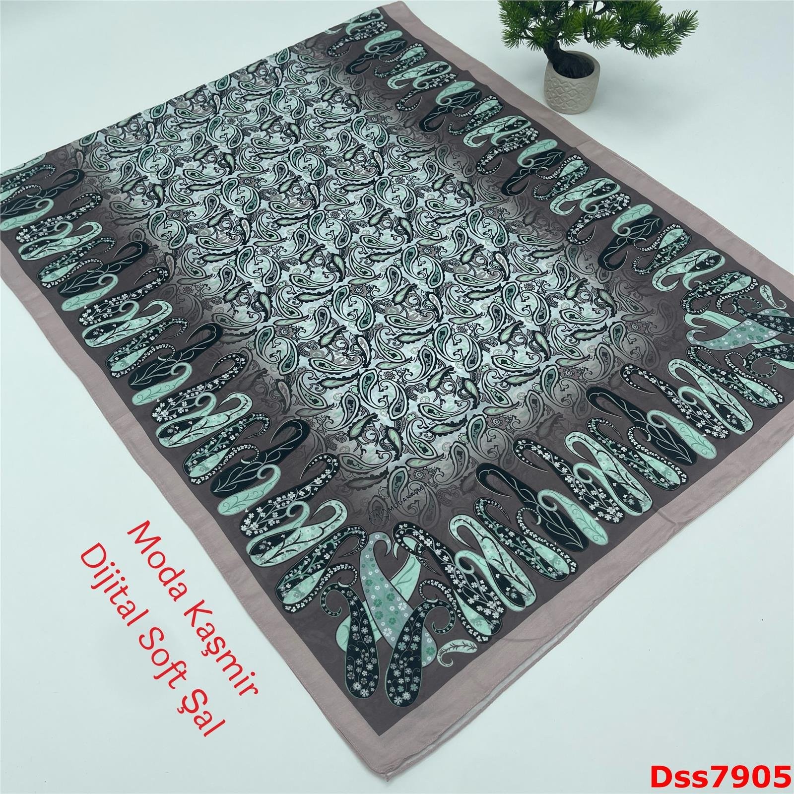 ZE-015  Moda Kaşmir Dijital Soft Şal