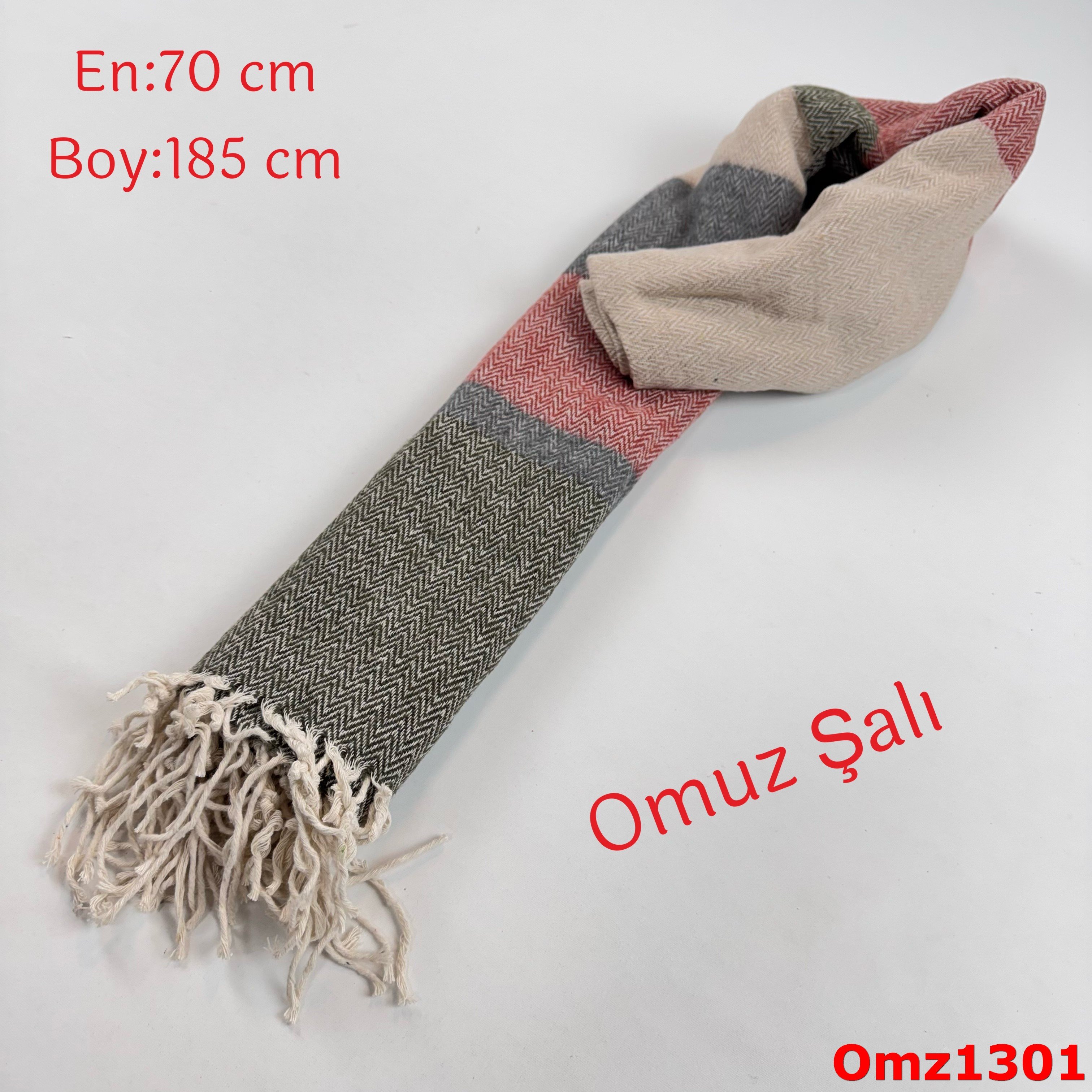 ZY-071 Düz Balıksırtı Omuz Şalı