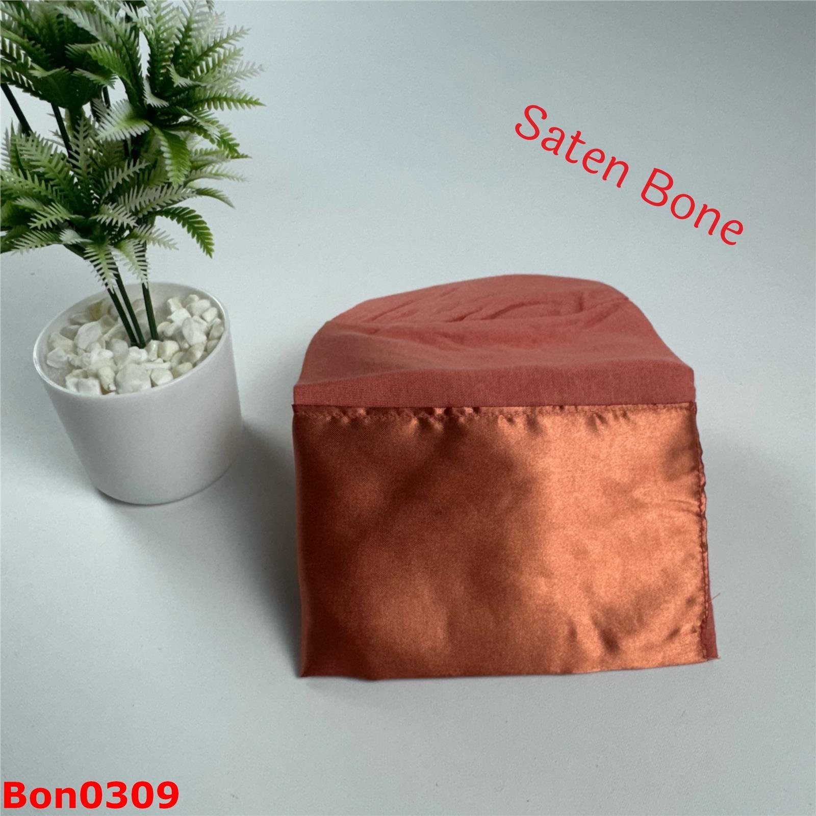 A-887 Bağlamalı Saten Bone