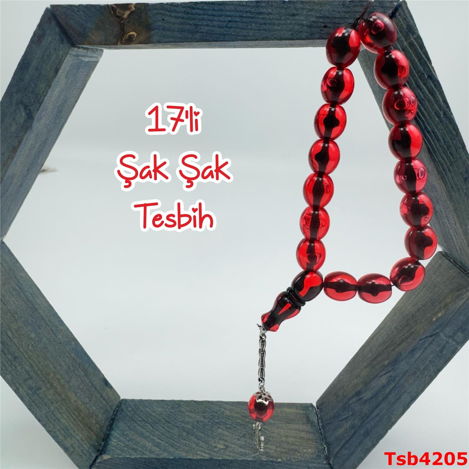 ZZ-242  17'lİ Şak Şak Erkek Tesbih