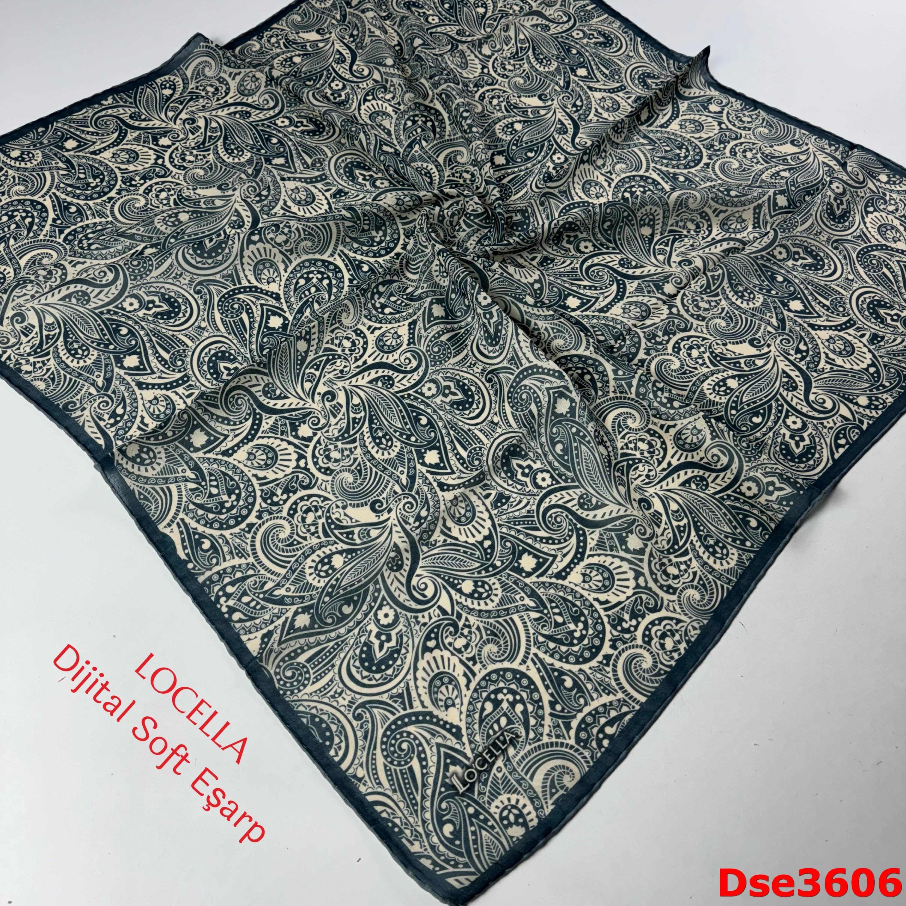 S-101 Locella El Dikişli Soft Eşarp