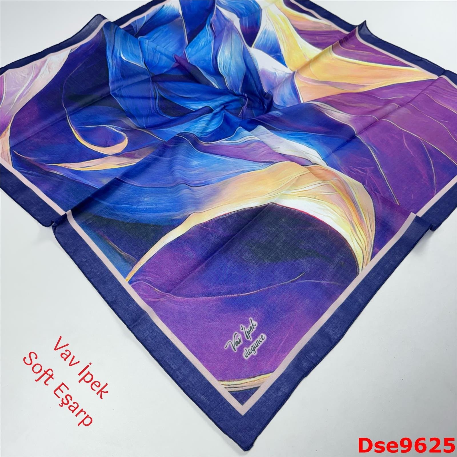 S-128 Vav İpek Soft Eşarp