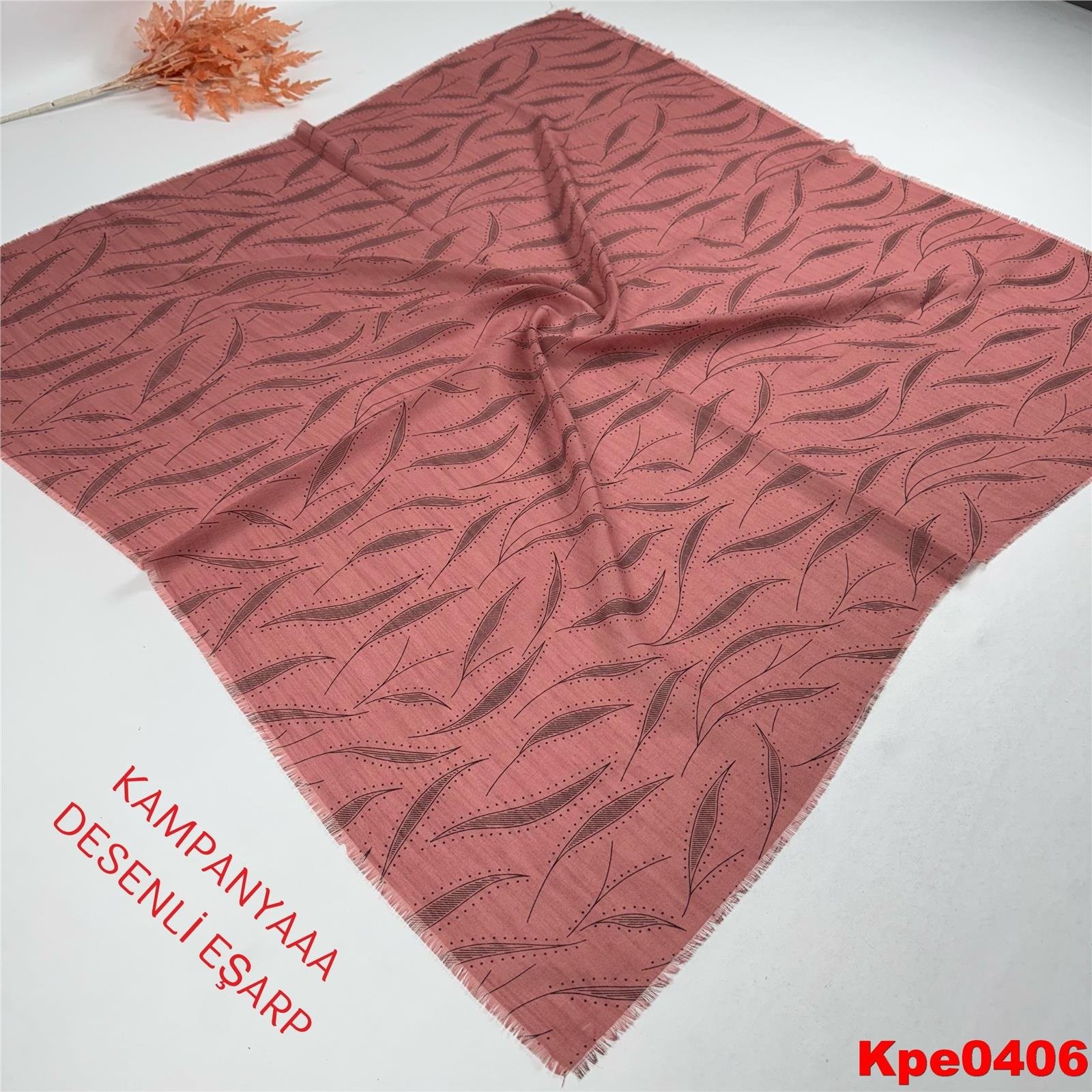 A-0322 Kampanya Desenli Eşarp