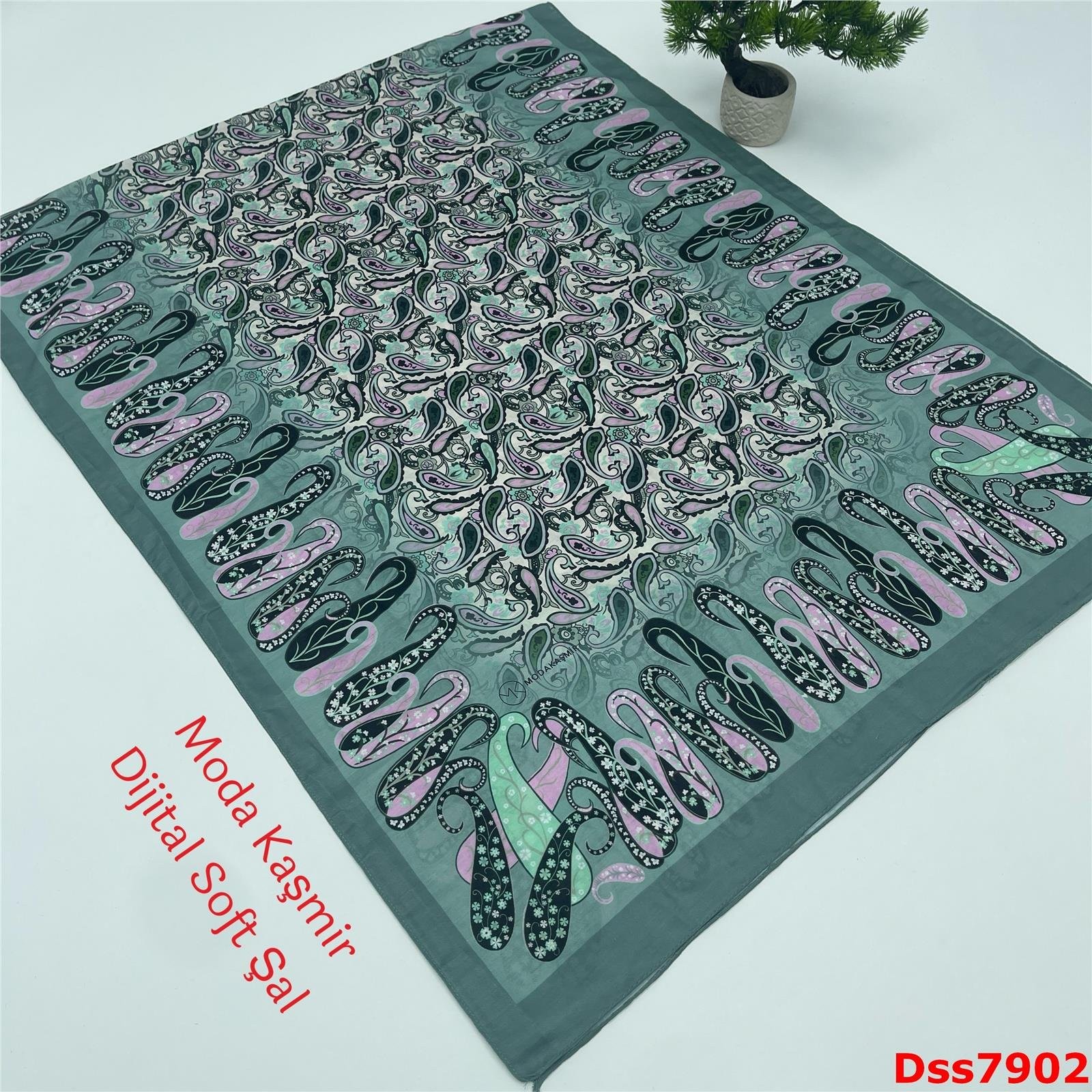 ZE-012  Moda Kaşmir Dijital Soft Şal