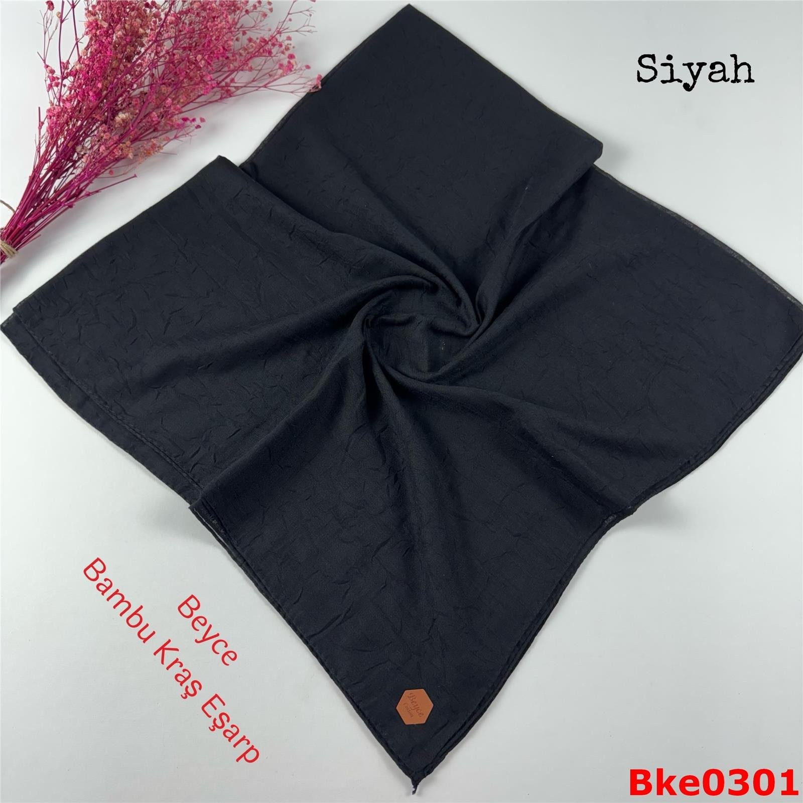 T-073 Beyce Bambu Kraş Eşarp