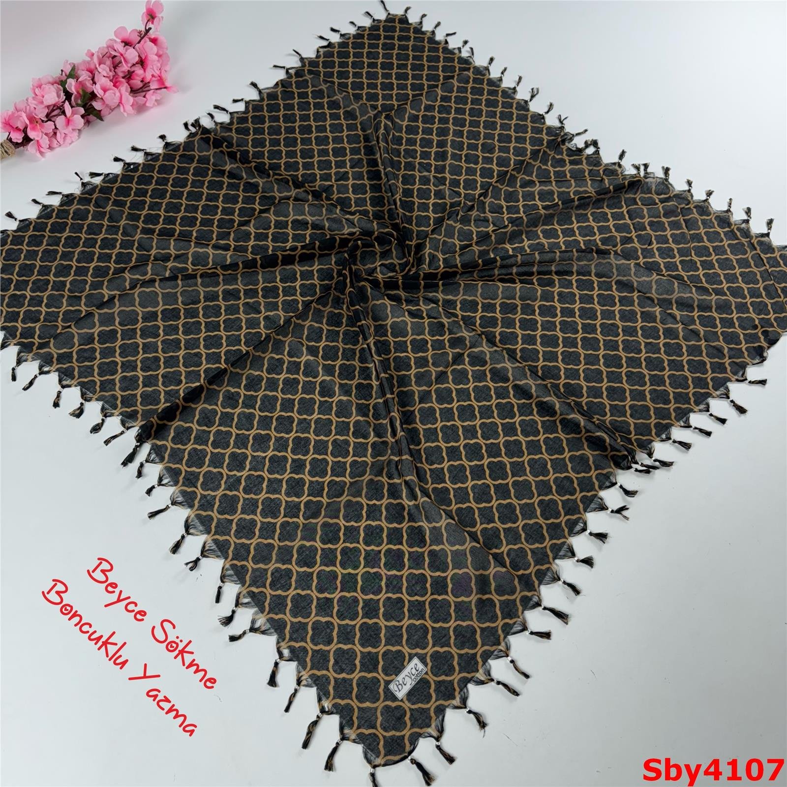 L-113  Beyce Sökme Boncuklu Yazma