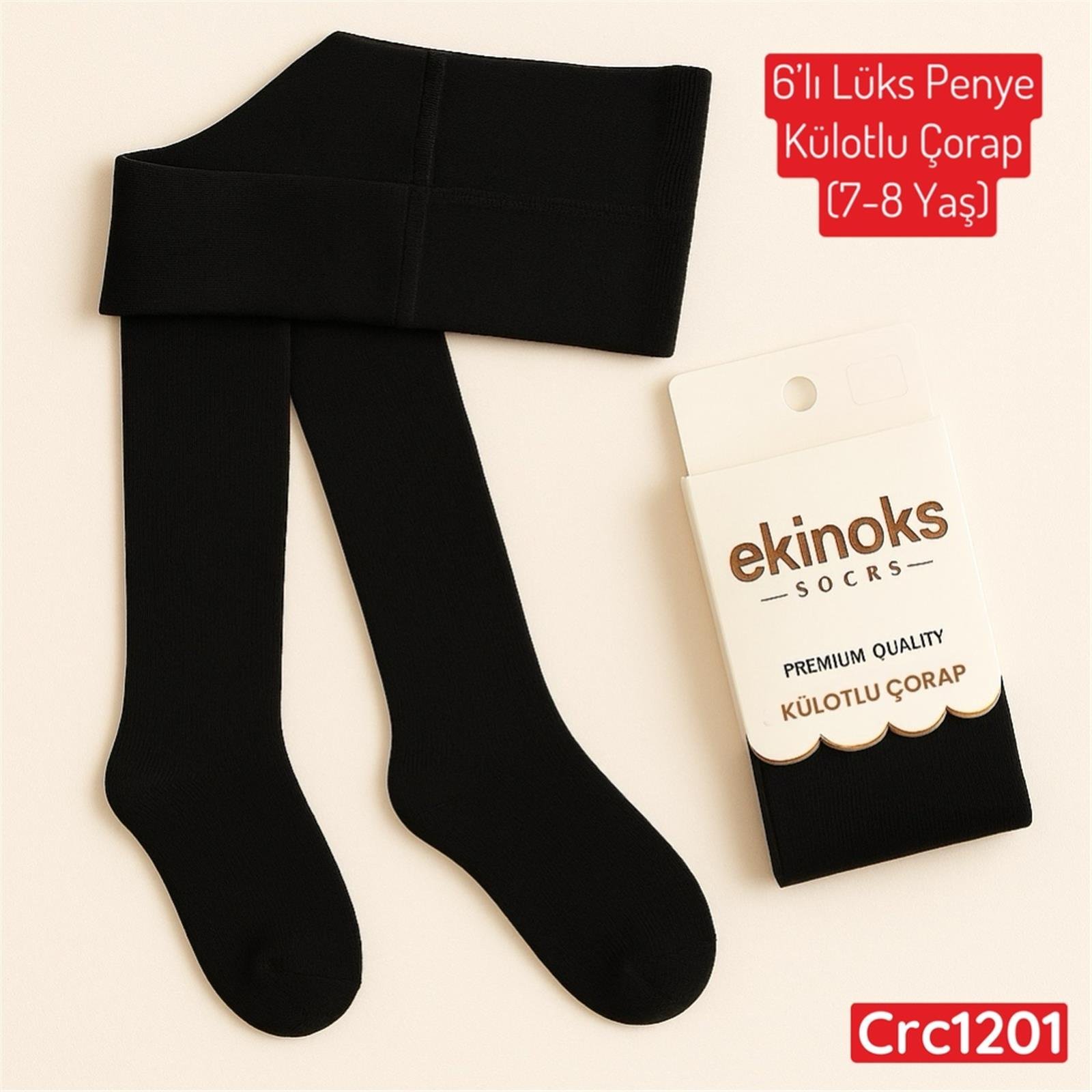 ZV-272 6lı Lüks Penye Külotlu Çorap (7-8 Yaş)