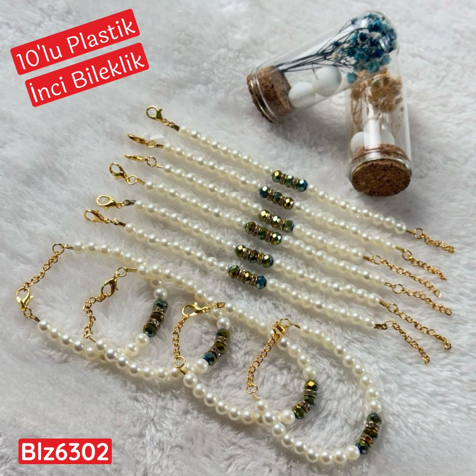 ZC-137  10'lu Plastik İnci Bileklik