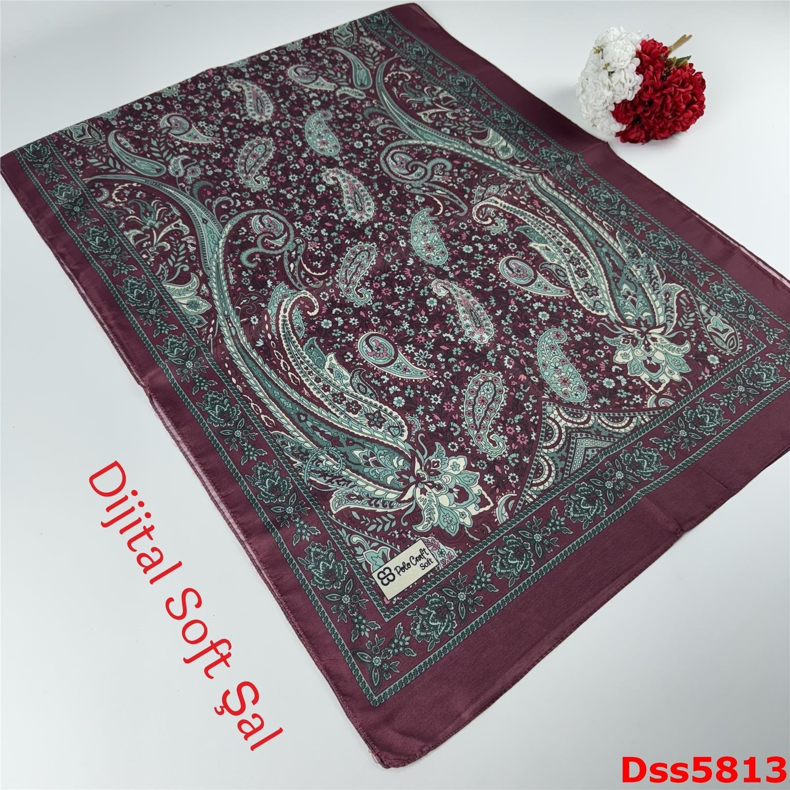 Y-059 Dijital Soft Şal